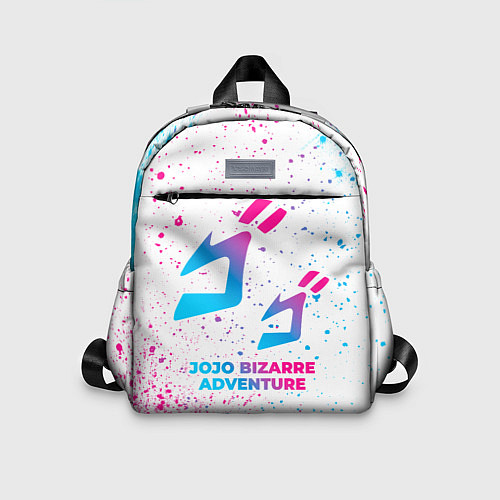 Детский рюкзак JoJo Bizarre Adventure neon gradient style / 3D-принт – фото 1