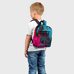Детский рюкзак Dark Souls - neon gradient, цвет: 3D-принт — фото 2