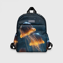 Детский рюкзак Люминисцентные медузы, цвет: 3D-принт