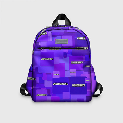 Детский рюкзак Minecraft pattern logo / 3D-принт – фото 1