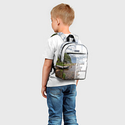 Детский рюкзак Название озер России, цвет: 3D-принт — фото 2