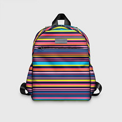 Детский рюкзак Яркие полоски, цвет: 3D-принт