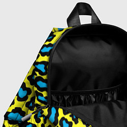 Детский рюкзак Кислотный леопард паттерн, цвет: 3D-принт — фото 2