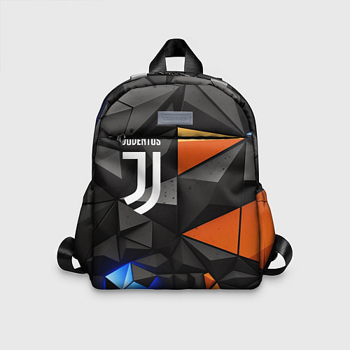 Детский рюкзак Juventus orange black style / 3D-принт – фото 1