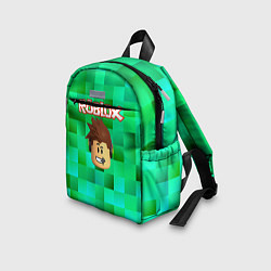 Детский рюкзак Roblox head на пиксельном фоне, цвет: 3D-принт — фото 2
