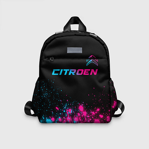 Детский рюкзак Citroen - neon gradient: символ сверху / 3D-принт – фото 1