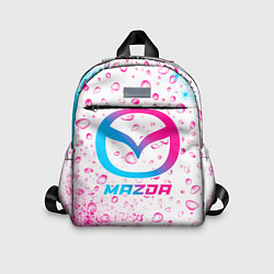 Детский рюкзак Mazda neon gradient style, цвет: 3D-принт