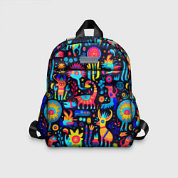 Детский рюкзак Космические веселые монстрики, цвет: 3D-принт