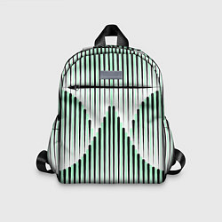 Детский рюкзак Зеленый геометрический круглый узор