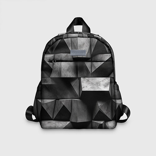 Детский рюкзак Обман зрения и каменные плиты / 3D-принт – фото 1