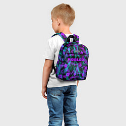 Детский рюкзак Роблокс паттерн, цвет: 3D-принт — фото 2