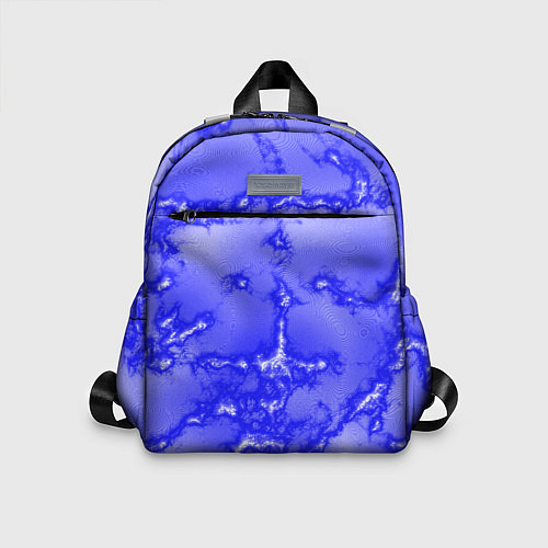 Детский рюкзак Темно-синий мотив / 3D-принт – фото 1