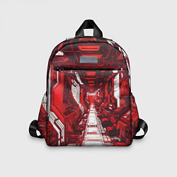 Детский рюкзак Красная комната киберпанк, цвет: 3D-принт