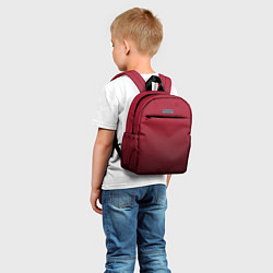 Детский рюкзак Градиент цвета тёмный кабаре, цвет: 3D-принт — фото 2