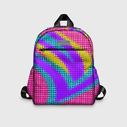 Детский рюкзак Круглые пиксели, цвет: 3D-принт