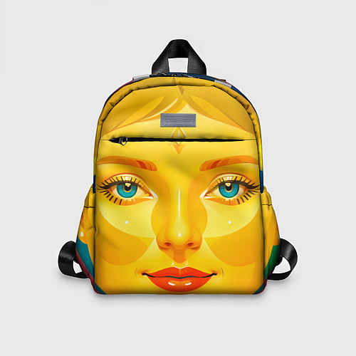 Детский рюкзак Девушка желтоликая / 3D-принт – фото 1