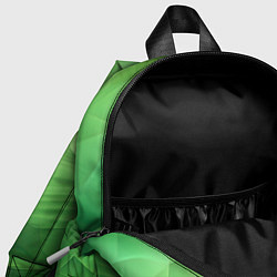 Детский рюкзак Green lighting background, цвет: 3D-принт — фото 2