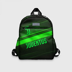 Детский рюкзак Juventus green line, цвет: 3D-принт
