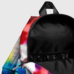 Детский рюкзак Цветная монотипия - поп-арт, цвет: 3D-принт — фото 2