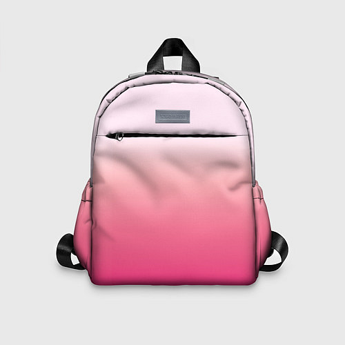 Детский рюкзак Оттенки розового градиент / 3D-принт – фото 1