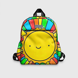 Детский рюкзак Позитивное солнышко, цвет: 3D-принт
