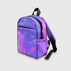 Детский рюкзак Сиреневая абстракция, цвет: 3D-принт — фото 2