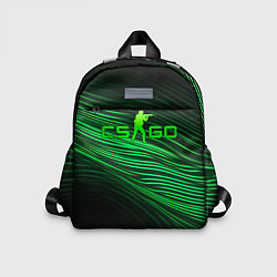 Детский рюкзак CSGO green lines logo