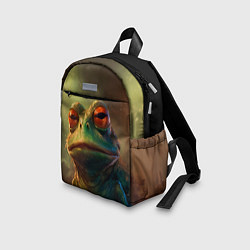 Детский рюкзак Лягушка Пепе натуральная, цвет: 3D-принт — фото 2
