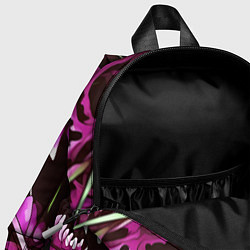 Детский рюкзак Розовые кислотные клыки, цвет: 3D-принт — фото 2