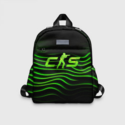 Детский рюкзак CS2 green logo, цвет: 3D-принт