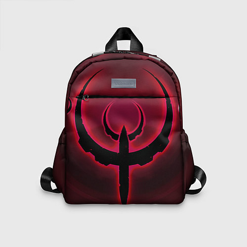 Детский рюкзак Quake красный / 3D-принт – фото 1