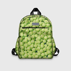 Детский рюкзак Узор из теннисных мячей, цвет: 3D-принт