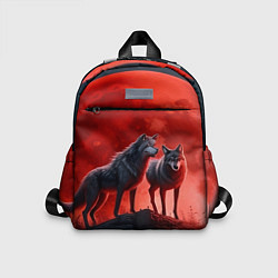 Детский рюкзак Кровавая луна, цвет: 3D-принт