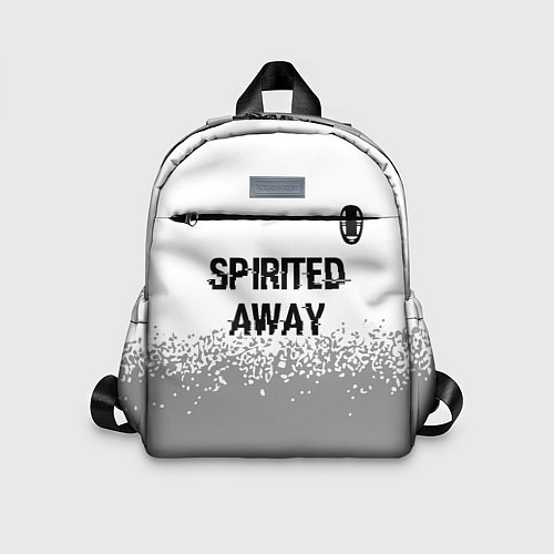 Детский рюкзак Spirited Away glitch на светлом фоне: символ сверх / 3D-принт – фото 1