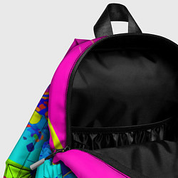 Детский рюкзак Красочная абстрактная композиция, цвет: 3D-принт — фото 2