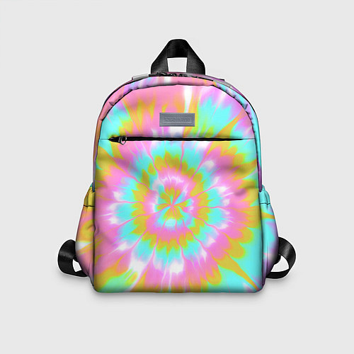 Детский рюкзак Tie-Dye кислотный в стиле барби / 3D-принт – фото 1