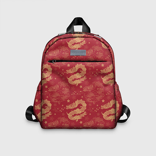 Детский рюкзак The chinese dragon pattern / 3D-принт – фото 1