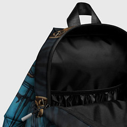 Детский рюкзак Девушка киборг в стиле стимпанк и киберпанк, цвет: 3D-принт — фото 2