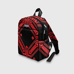 Детский рюкзак Национальный черный, цвет: 3D-принт — фото 2