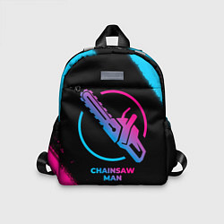 Детский рюкзак Chainsaw Man - neon gradient, цвет: 3D-принт