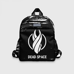 Детский рюкзак Dead Space glitch на темном фоне, цвет: 3D-принт
