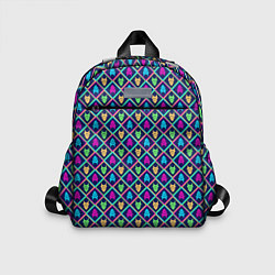 Детский рюкзак Цветные чертики, цвет: 3D-принт