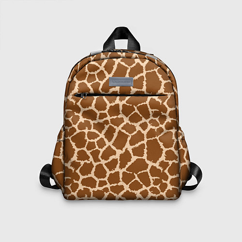 Детский рюкзак Кожа жирафа - giraffe / 3D-принт – фото 1