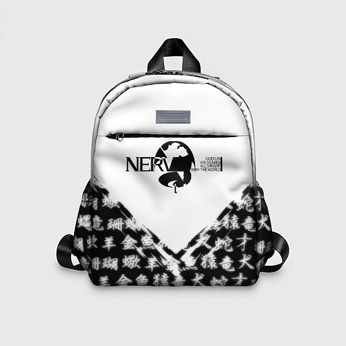 Детский рюкзак Евангелион логотип Nerv anime / 3D-принт – фото 1