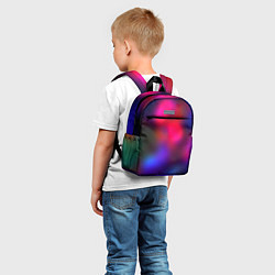 Детский рюкзак Гградиент красный и синий, цвет: 3D-принт — фото 2