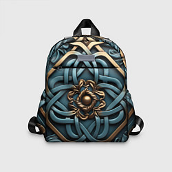 Детский рюкзак Симметричный орнамент в кельтской стилистике, цвет: 3D-принт
