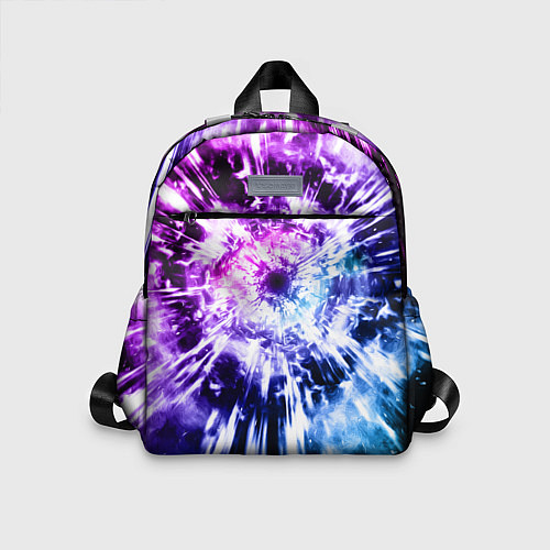 Детский рюкзак Неоновый взрыв / 3D-принт – фото 1