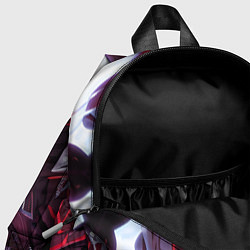 Детский рюкзак Красный кибер скелет, цвет: 3D-принт — фото 2
