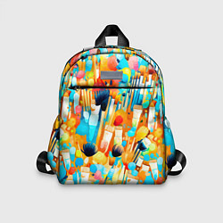 Детский рюкзак Кисти художника, цвет: 3D-принт