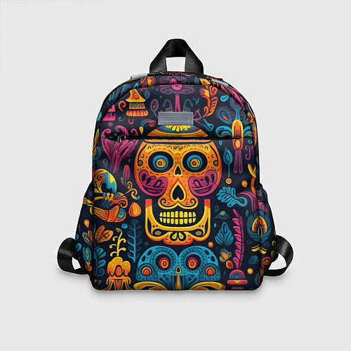 Детский рюкзак Узор в мексиканском стиле / 3D-принт – фото 1